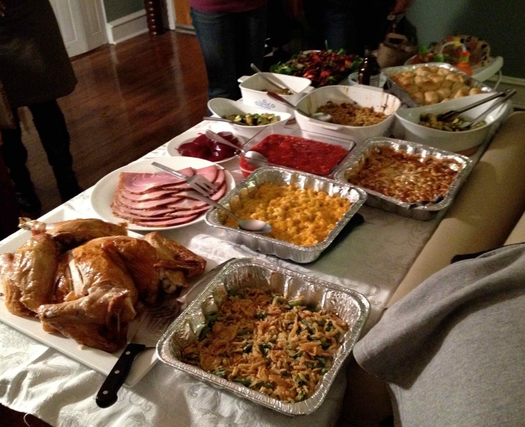 Thanksgiving 2011 spread