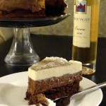 Cake and ice wine